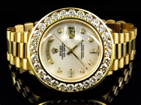 gold rolex watch diamonds|solid gold rolex with diamonds.